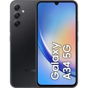 Samsung Galaxy A34 (jó, független, 128 GB, 6 GB RAM, grafit)