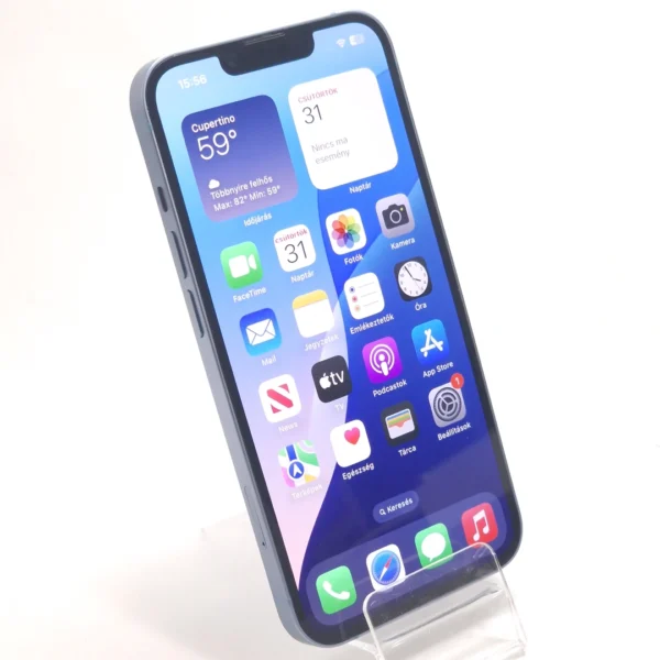 Apple iPhone 14 (használt, Független, 128 GB, 6 GB RAM, kék) - Image 6