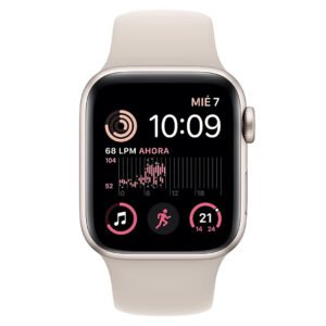 Apple Watch SE (2. generáció) 40mm GPS (használt, Független, 32 GB, 1 GB RAM, csillagfény)