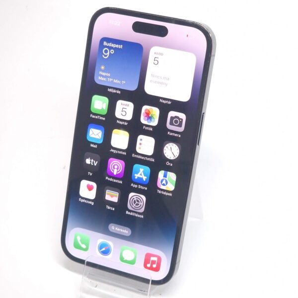 Apple iPhone 14 Pro  (használt, független, 128 GB, 6 GB RAM, Fekete) - Image 2