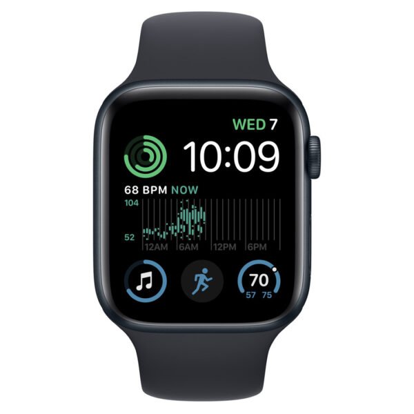 Apple Watch SE (2. generáció) 44mm GPS (használt, független, 32 GB, 1 GB RAM, fekete )