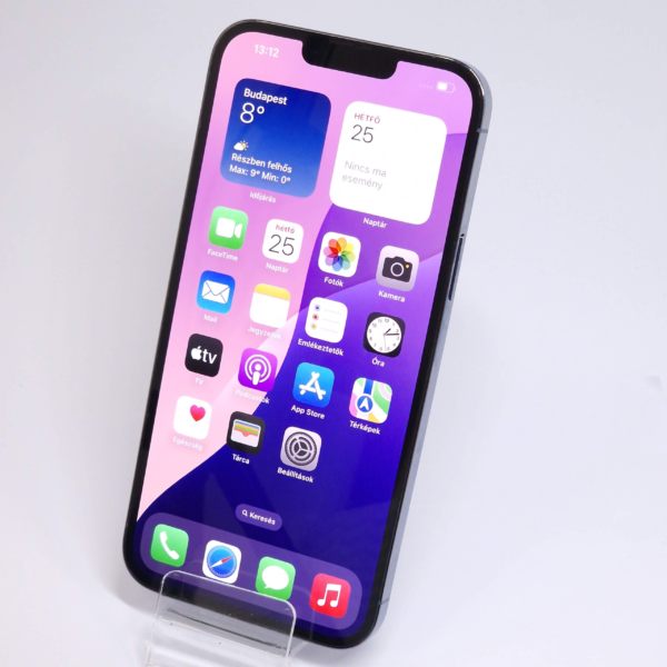 Apple  iPhone 13 Pro Max (használt, független , 128 GB, 6 GB RAM, kék) - Image 4