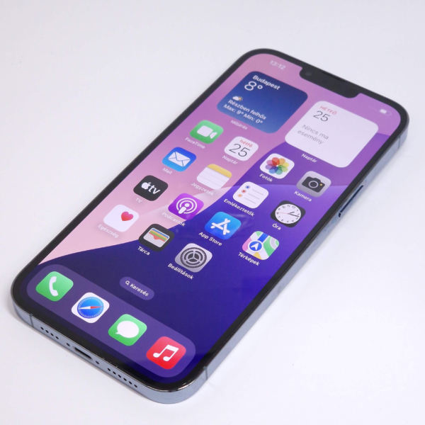 Apple  iPhone 13 Pro Max (használt, független , 128 GB, 6 GB RAM, kék) - Image 5