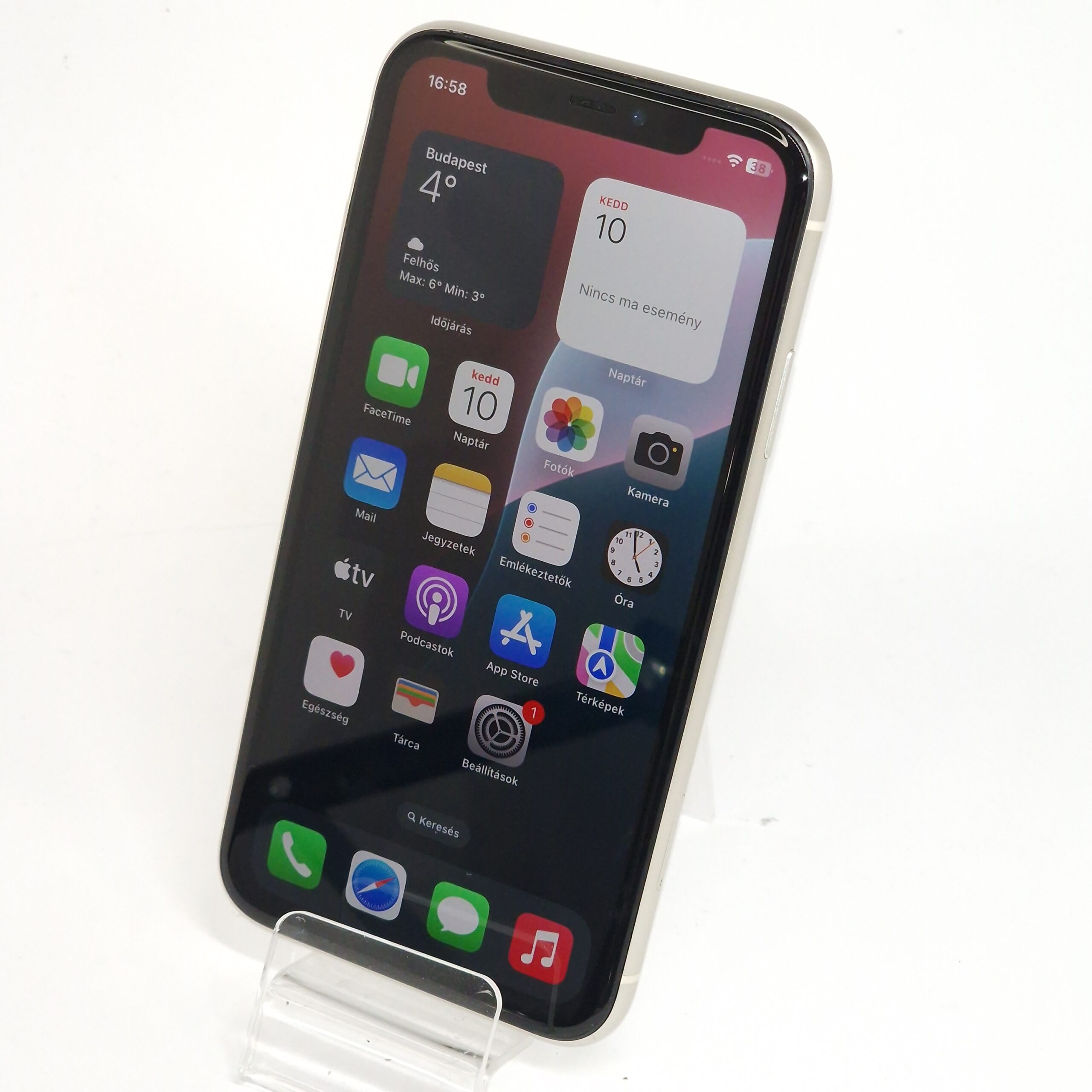 Apple iPhone 11 (Használt, független , 64 GB, 4 GB RAM, Fehér) - Image 4