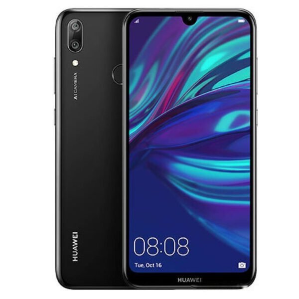 Huawei Y7 2019 (használt, független , 32 GB, 3 GB RAM, fekete)