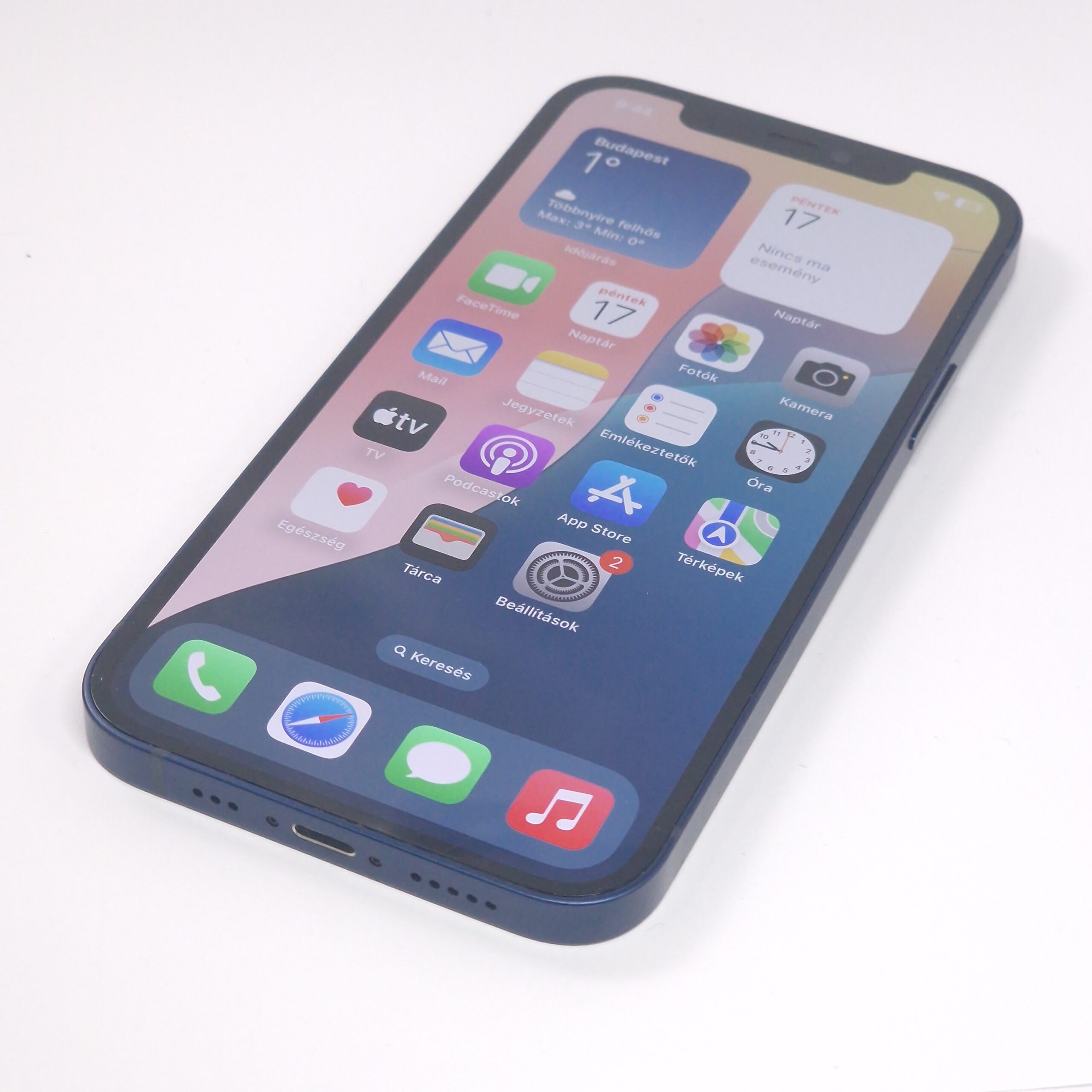 Apple iPhone 12 (Használt, független , 64 GB, 4 GB RAM, Kék) - Image 3