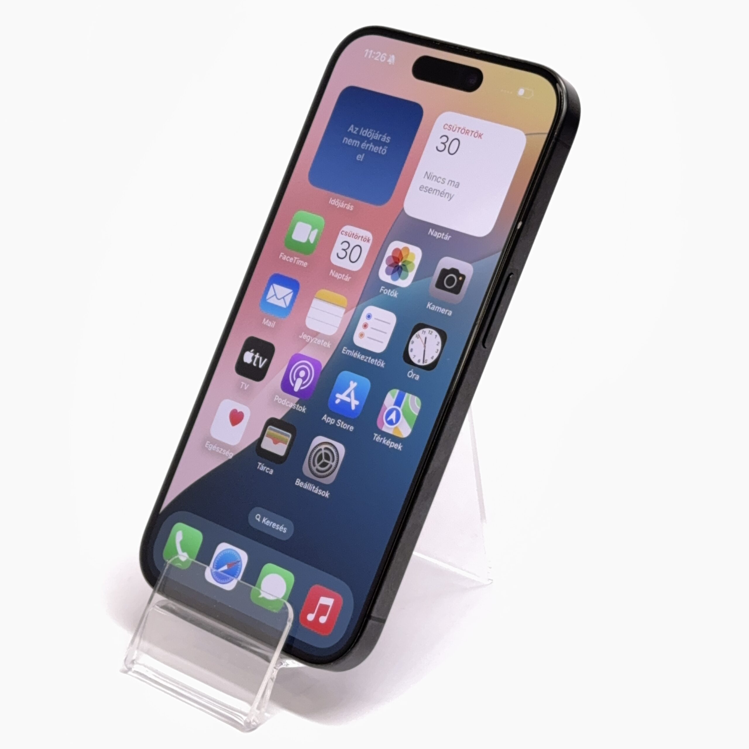 Apple iPhone 15 Pro (Használt, független , 128 GB, 8 GB RAM, Fekete) - Image 3