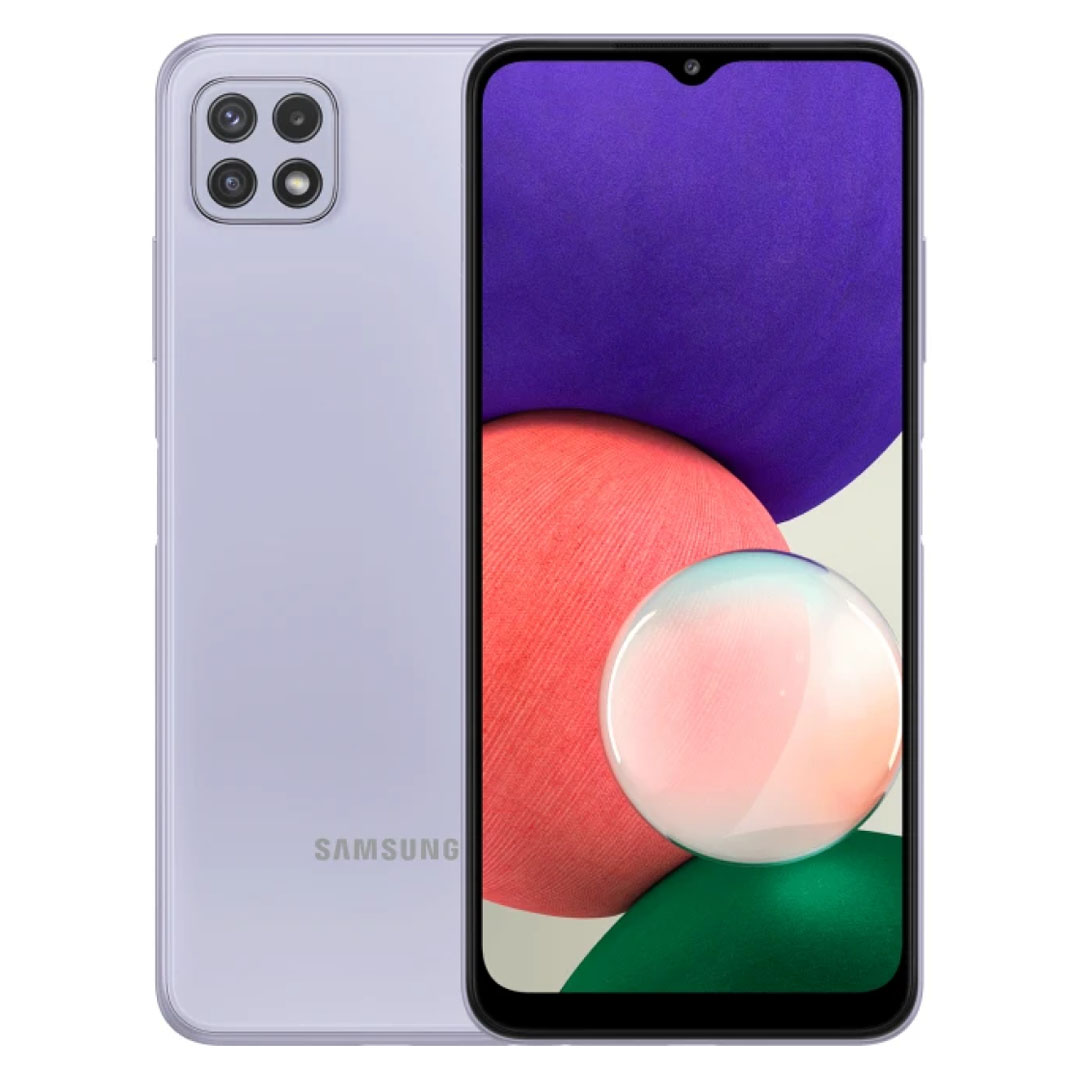 Samsung Galaxy A22 5G (Használt, független , 128 GB, 4 GB RAM, Lila)