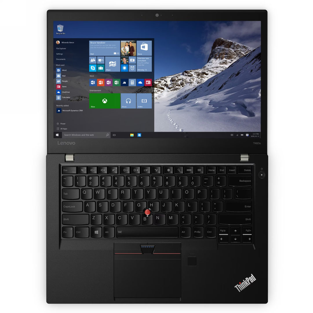 Lenovo ThinkPad T460s 14" (Intel Core i5 6300U, 16 GB RAM, 256 GB SSD ) fekete