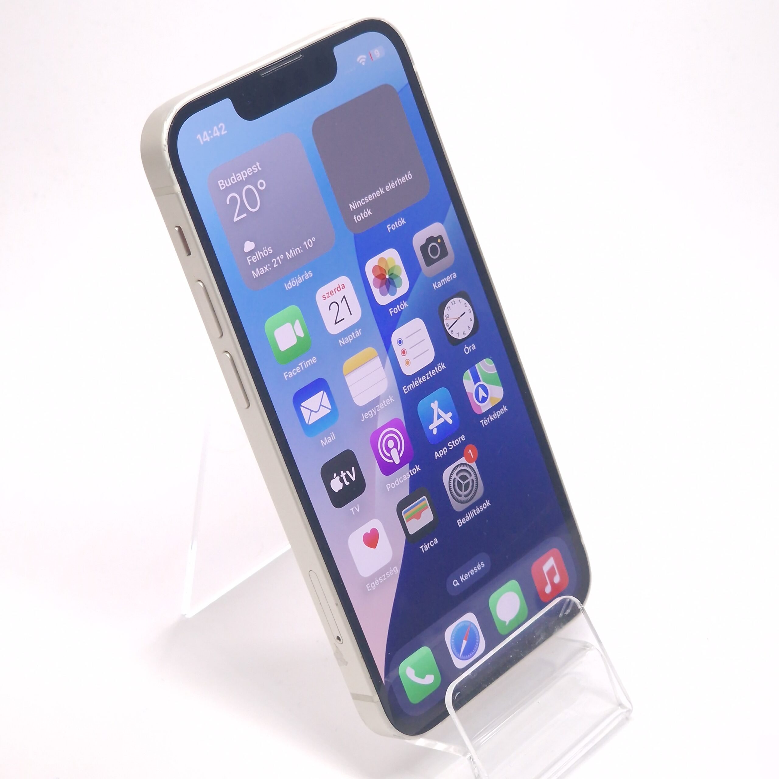 Apple iPhone 13 Mini (használt, független , 128 GB, 4 GB RAM RAM, csillagfény) - Image 2