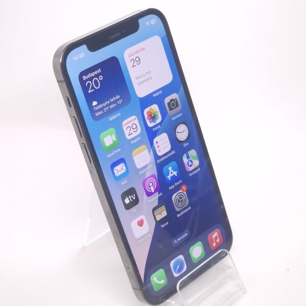 Apple iPhone 12 Pro (használt, független, 128 GB, 6 GB  RAM, grafit) - Image 7
