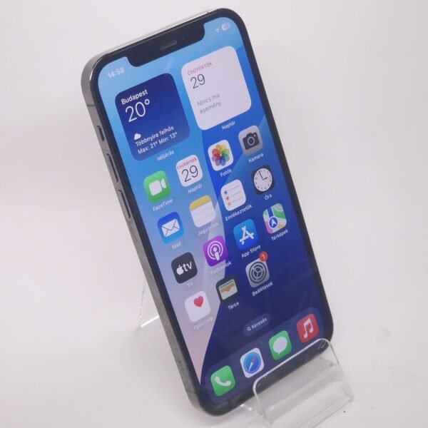 Apple iPhone 12 Pro (használt, független, 256 GB, 6 GB  RAM, grafit) - Image 2