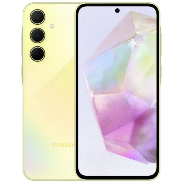 Samsung Galaxy A35 (használt, független, 128  GB, 6 GB RAM, sárga)