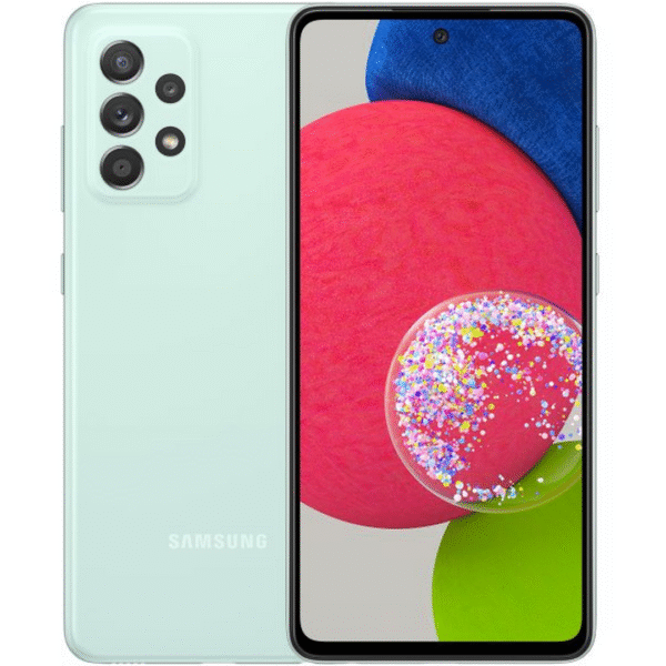 Samsung Galaxy A52s 5G (használt, Független, 128 GB, 6 GB RAM, menta)