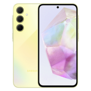 Samsung Galaxy A55 5G (újszerű, független, 128 GB, 8 GB RAM, Király sárga)