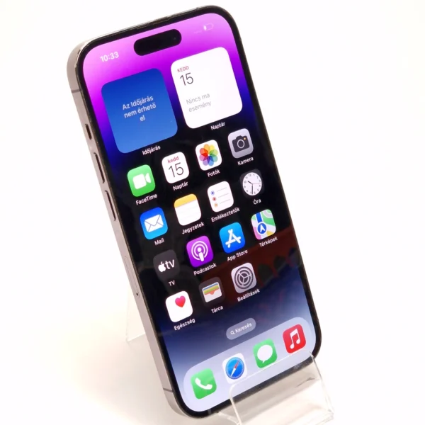 Apple iPhone 14 Pro (használt, Független, 256 GB, 6 GB RAM, Lila ) - Image 3