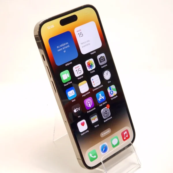 Apple iPhone 14 Pro (használt, Független, 128 GB, 6 GB RAM, Arany) - Image 7
