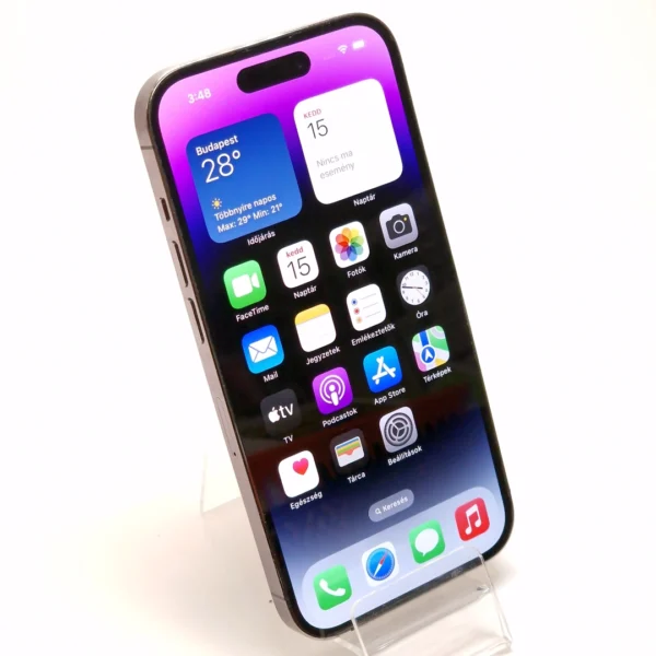 Apple iPhone 14 Pro (használt, Független, 256 GB, 6 GB RAM, Lila ) - Image 3