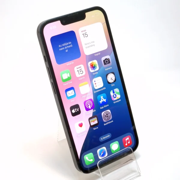 Apple iPhone 13 (használt, Független, 128 GB, 4 GB RAM, Fekete) - Image 3