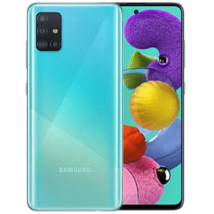 Samsung Galaxy A51 kék Android okostelefon