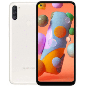 Samsung Galaxy A11 (használt, Független, 32 GB, 2 GB RAM, fehér)