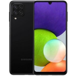 Samsung Galaxy A22 4G (Kiváló, független, 64 GB, 4 GB RAM, Fekete)