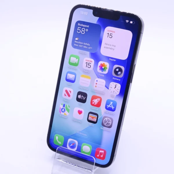 Apple iPhone 13 Pro (újszerű, Független, 128 GB, 6 GB RAM, grafit) - Image 3