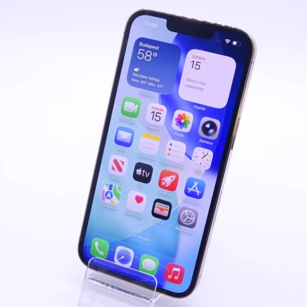 Apple iPhone 13 Pro (újszerű, Független, 128 GB, 6 GB RAM, arany) - Image 3