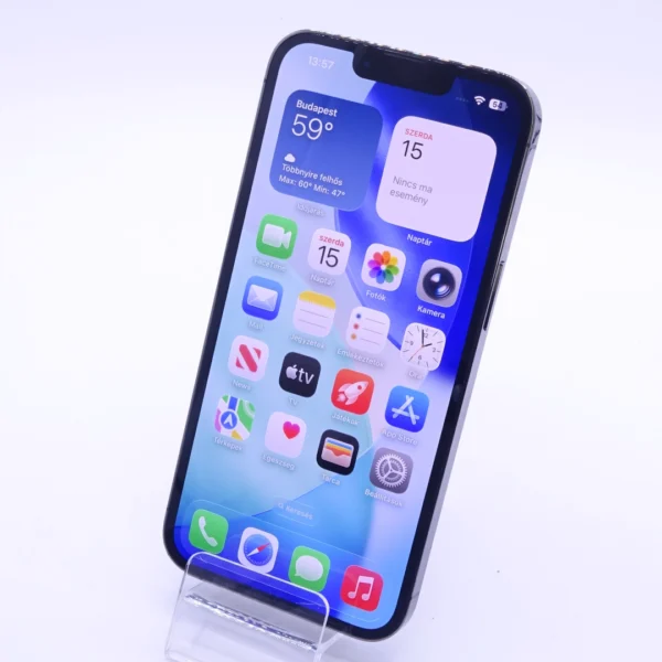 Apple iPhone 13 Pro (újszerű, Független, 128 GB, 6 GB RAM, grafit) - Image 3