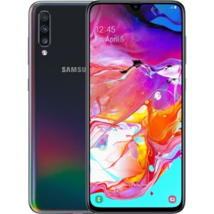 Samsung Galaxy A70 fekete Android okostelefon