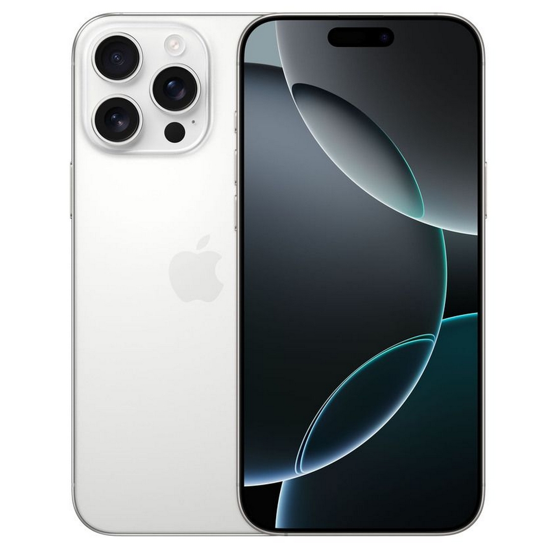 Apple iPhone 16 Pro Max (Kiváló, független, 256 GB, 8 GB RAM, Fehér titán)