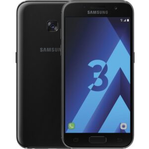 Samsung Galaxy A3 2017 (jó, független, 16 GB, 2 GB RAM, fekete)